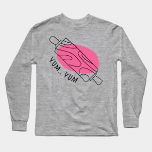 Kitchen wear draw image for food or cooking concept Long Sleeve T-Shirt